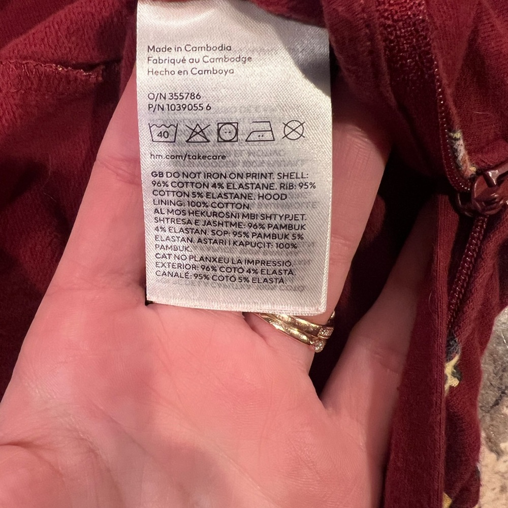 H&M Harry Potter Zip Up - Picture 3 of 3